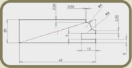 T&uuml;rprofil-skizze