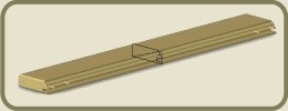 3D CAD door profile